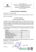 DFM, DFM Marine. EU Declaration of conformity RoHS