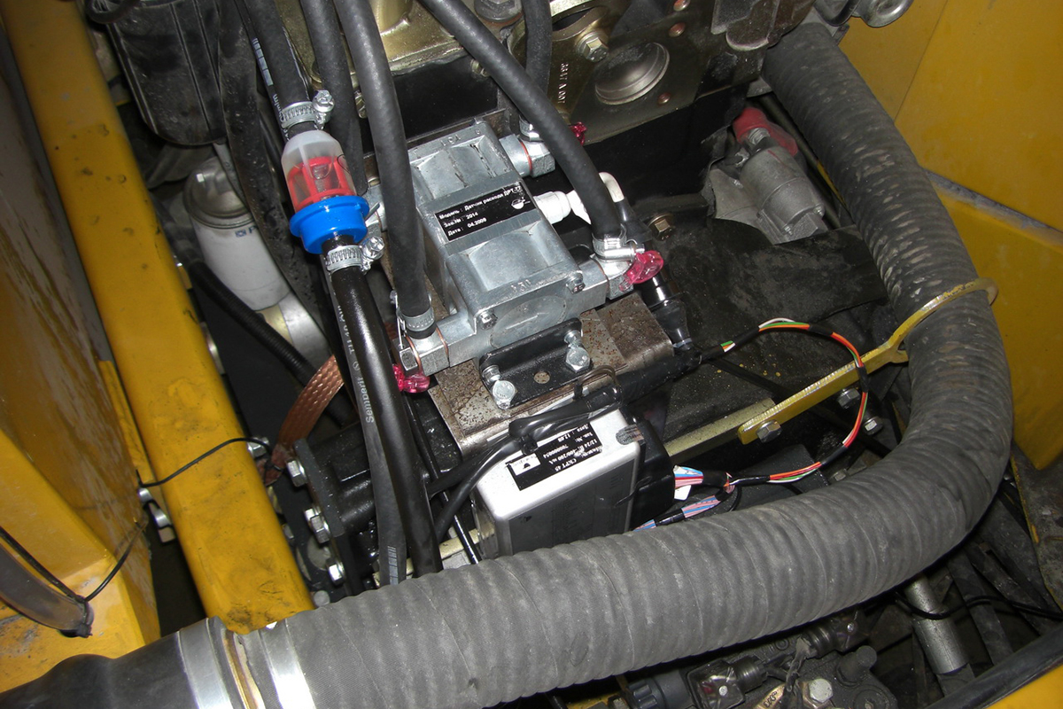 DFM flow meter installed on D'avino concrete truck