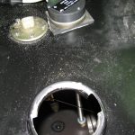 DUT-E fuel level sensor installed in the tank