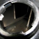 DUT-E fuel level sensor installed in the tank