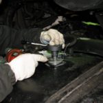 DUT-E fuel level sensor installation