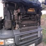 Installation DUT-E fuel sensor on Scania R420