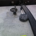 Installation DUT-E sensor on Scania R420 fuel tank