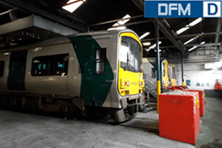 DFM 250D CAN на дизель-локомотив