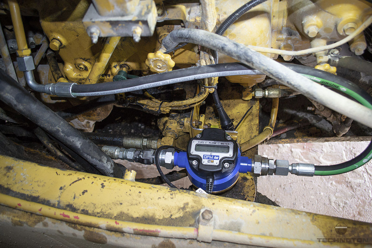 DFM Marine in a fuel system of CAT 777D tip-truck