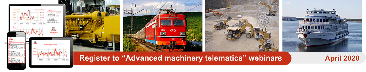 “Advanced vehicle telematics” series of express webinars 2020