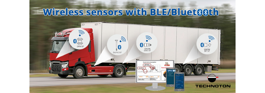 New era in telematics: wireless BLE-sensors by Technoton