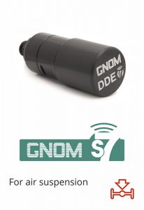 Wireless axle load sensor for air suspension