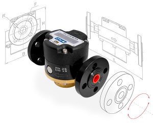 Swivel flange