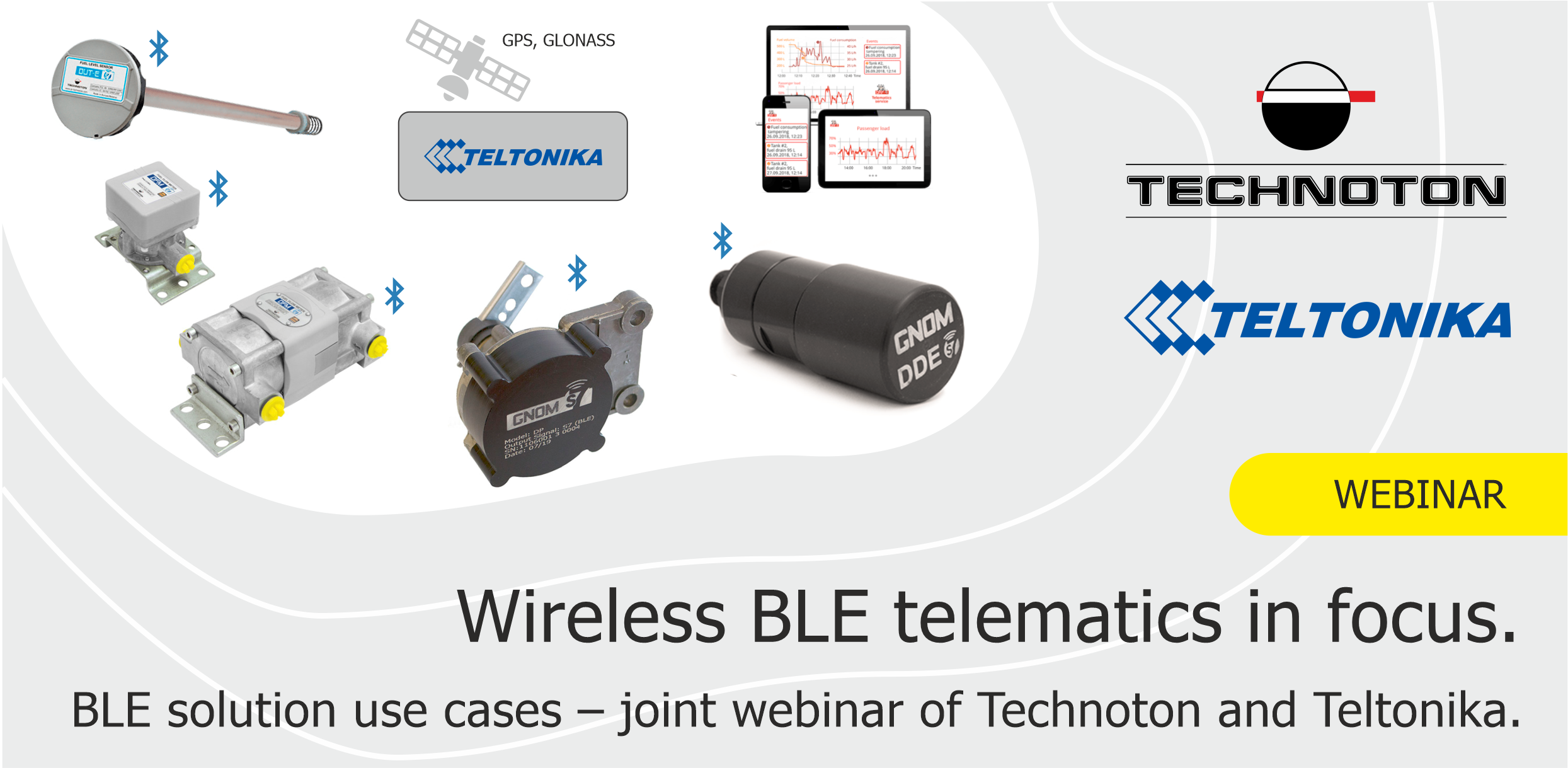 Wireless BLE telematics in focus. BLE solution use cases – joint webinar of Technoton and Teltonika