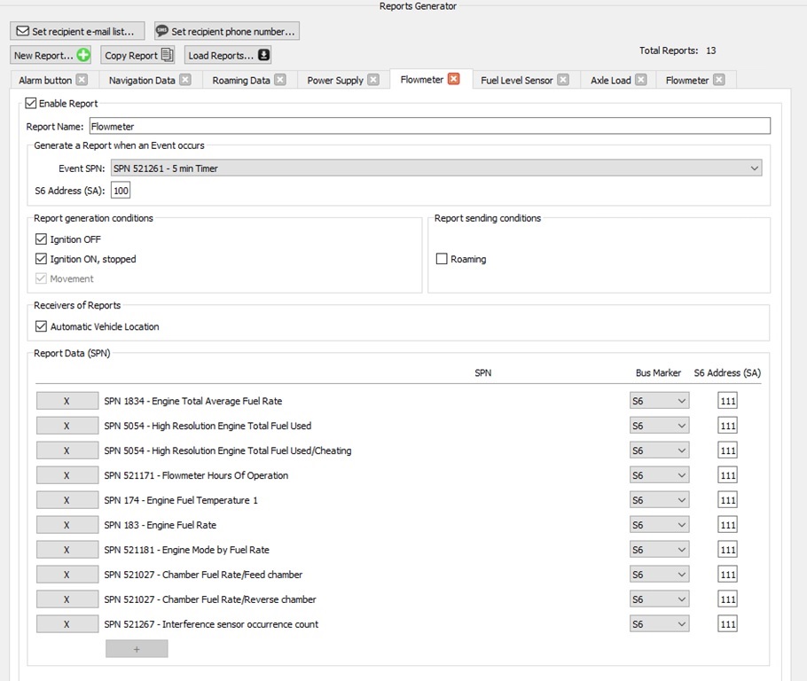 Sending J1939 and ISOBUS parameters to telematics server Sending J1939 and ISOBUS parameters to telematics server