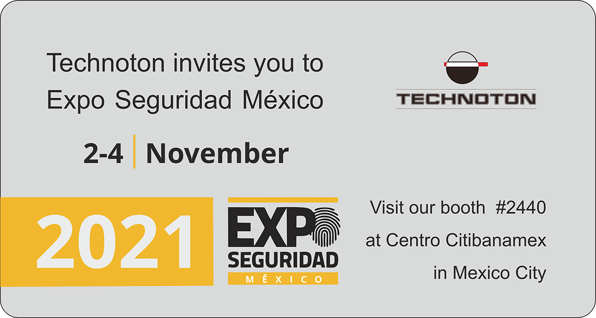 Technoton invites you to visit Expo Seguridad México 2021