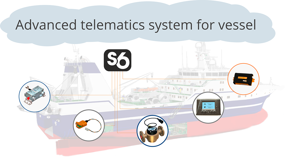 Large vessel monitoring and process automation on boat