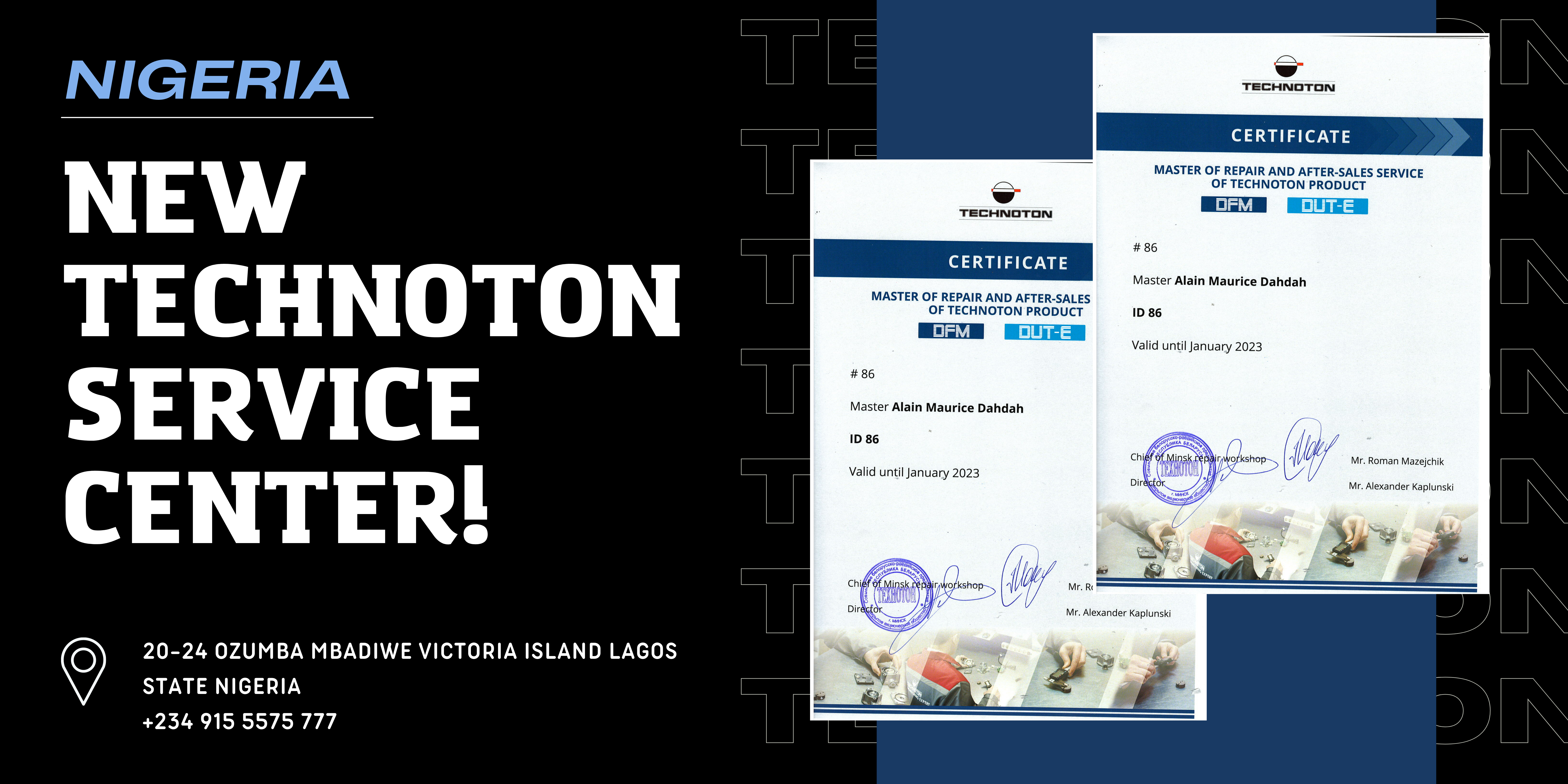 Technoton Service Center has started its operation in Africa!