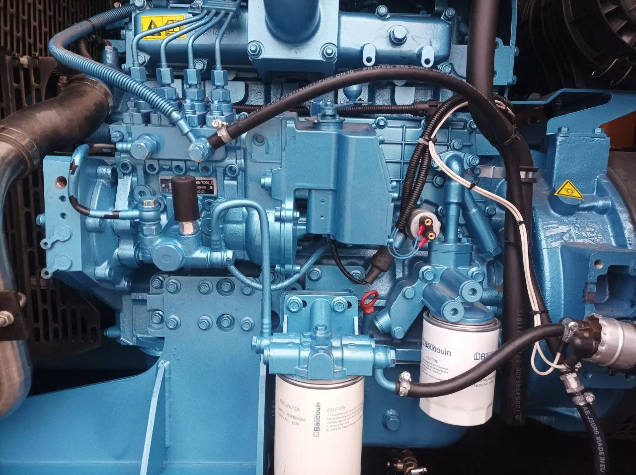 DFM flow meter in diesel generator system Diesel generator system