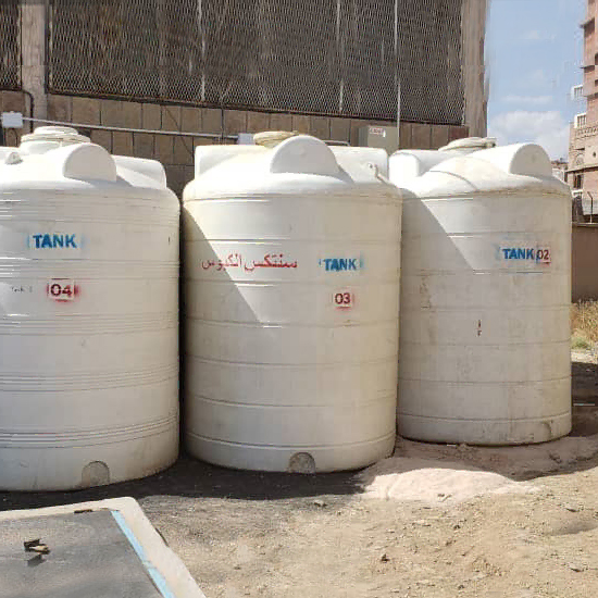 Diesel generator takes fuel from tanks Diesel generator takes fuel from stationary tanks.s