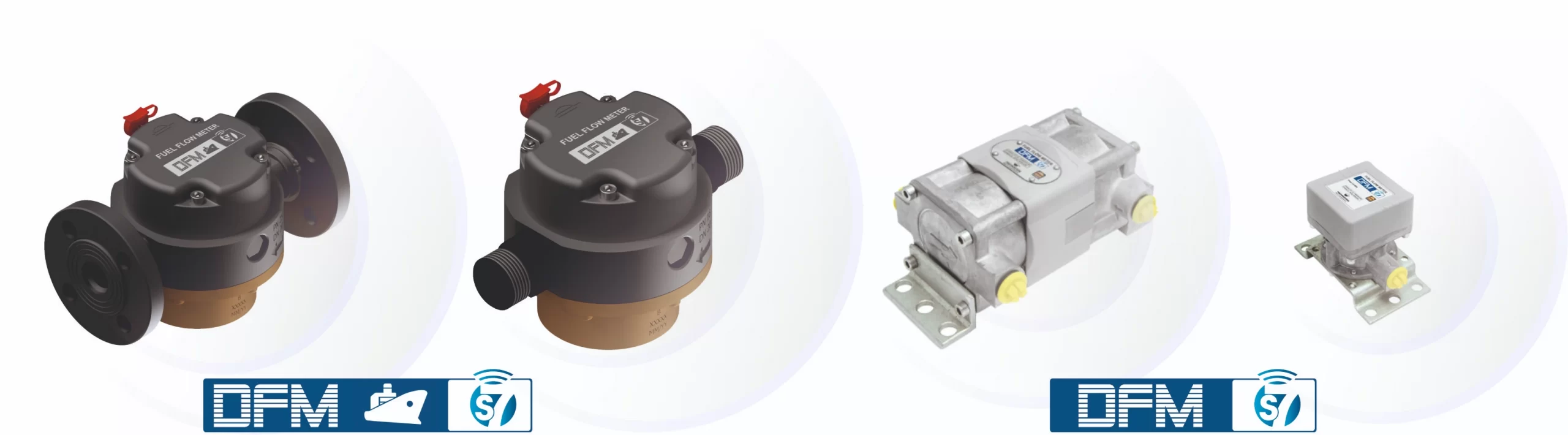 Types of flow meters on S7 Technology (BLE, Bluetooth)