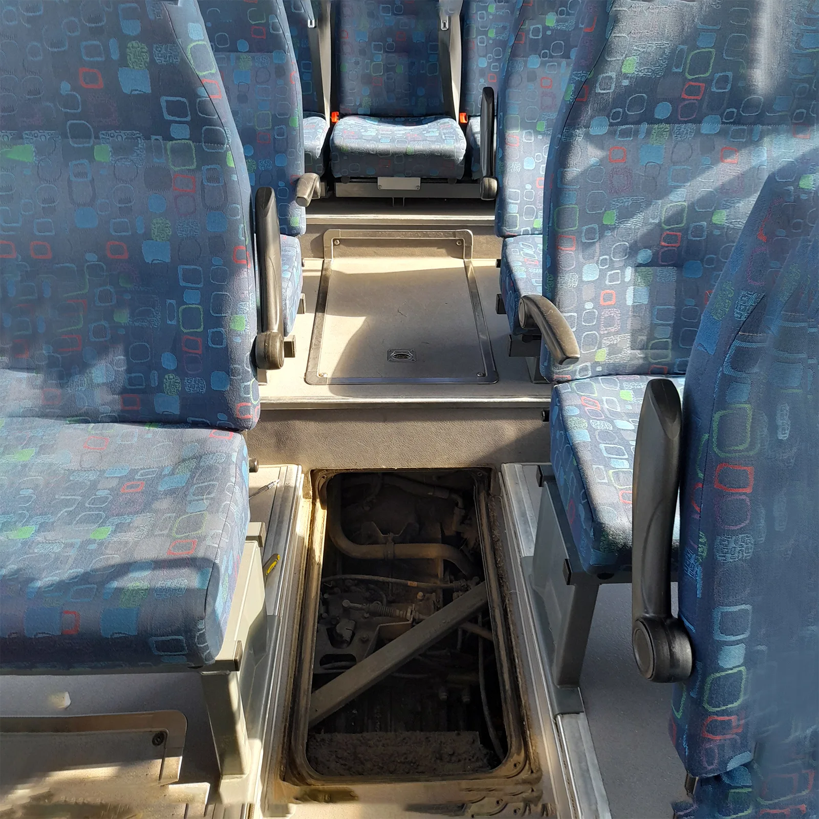 Part of the fuel system is only accessible through the bus cabin Part of the fuel system is only accessible through the bus cabin