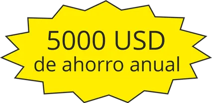 5000 USD de ahorro anual 5000 USD de ahorro anual