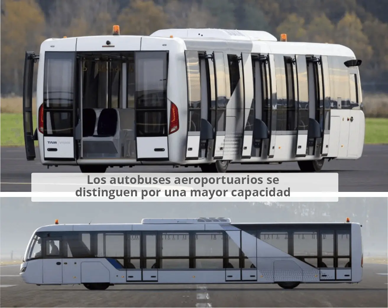 Autobuses aeroportuarios TAM con sensores de nivel de combustible DUT-E Autobuses aeroportuarios TAM con sensores de nivel de combustible DUT-E