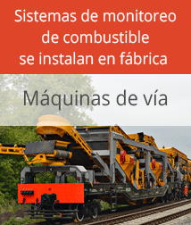 Control preciso del nivel de combustible en Vehículos para el mantenimiento de vía