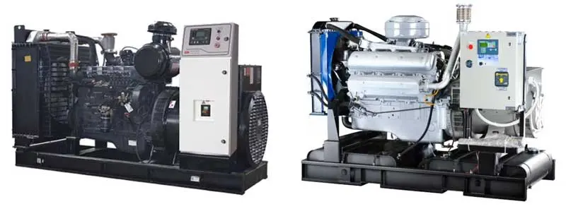SDEC diesel generator (left) and YAMZ diesel generator (right) SDEC diesel generator (left) and YAMZ diesel generator (right)