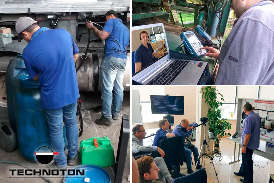 Online briefing on telematics system installation