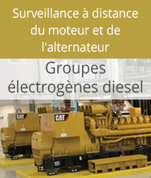 Surveillance du fonctionnement de l'alternateur du groupe électrogène, surveillance des paramètres moteur