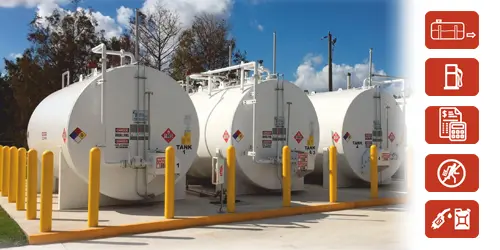 Surveillance à distance du stockage de carburant