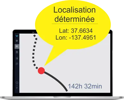 Suivi de la position et des itinéraires du navire via GPS Suivi de la position et des itinéraires du navire via GPS