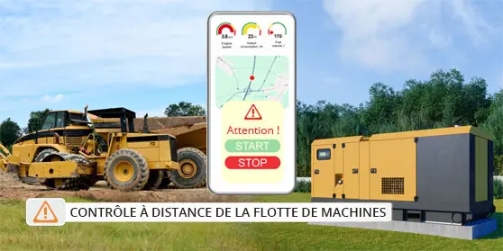 Commande à distance de la flotte d’équipements