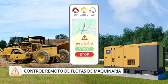 Control remoto de la flota de equipos