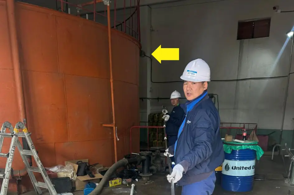 Stationary fuel tanks installed inside hangars Stationary fuel tanks installed inside hangars