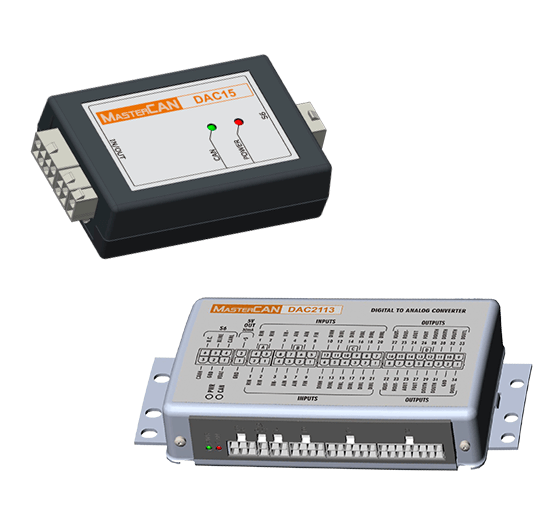 J1939 i/o module MasterCAN DAC