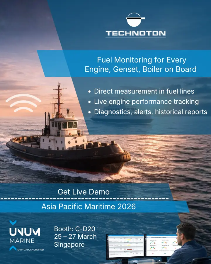 See our Ship fuel and engine monitoring solution at APM2026 Singapore, March 25-27